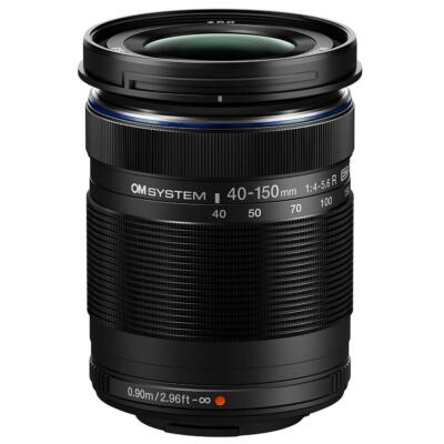 OM SYSTEM M.Zuiko Digital ED 40-150mm f/4-5.6 R Lens for Micro Four Thirds,Black