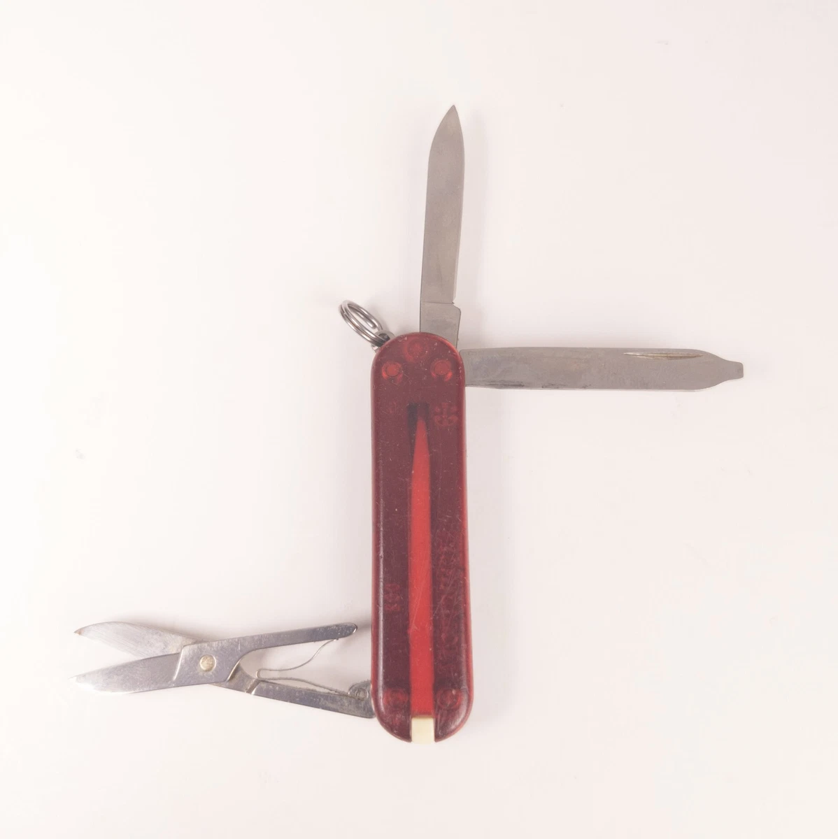 Victorinox Swiss Army 58mm Classic SD Pocket Knife Transparent