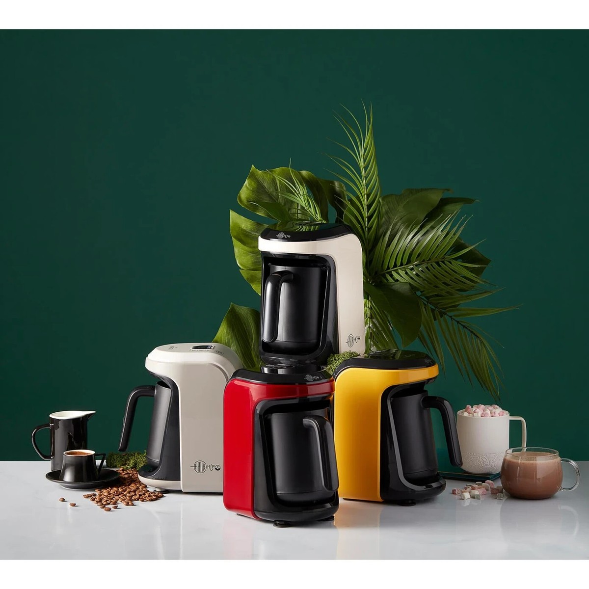 Karaca Hatır Hüps-koffiezetapparaat voor Turkse koffie met melk / Blush Pink