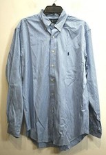 Ralph Lauren Men Classic Fit Striped Long Sleeve Button Down Shirt 16.5 34/35