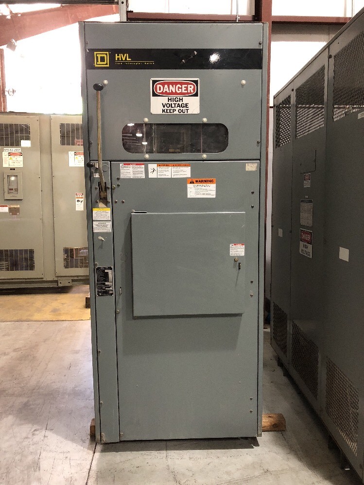 Square D HVL Load Interrupter Switch 600 Amp 4.76 Kv Fusible