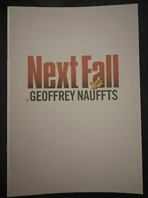 Next Fall Southwark Playhouse Theatre Programme UK