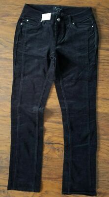 $78 WHITE HOUSE BLACK MARKET  SLIM CORDUROY  PANTS 570086978 SIZE 4 SHORT