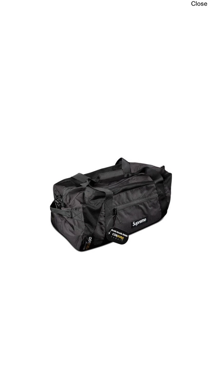 Sac de sport Supreme New York noir SS22 tout neuf !