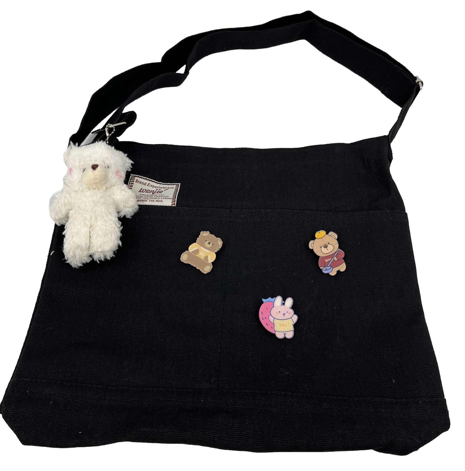 Canvas Shoulder Bag Oxford Crossbody Bags Tote For Kids Teen