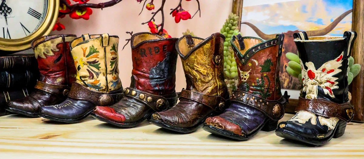 Miniature cowboy boots clearance