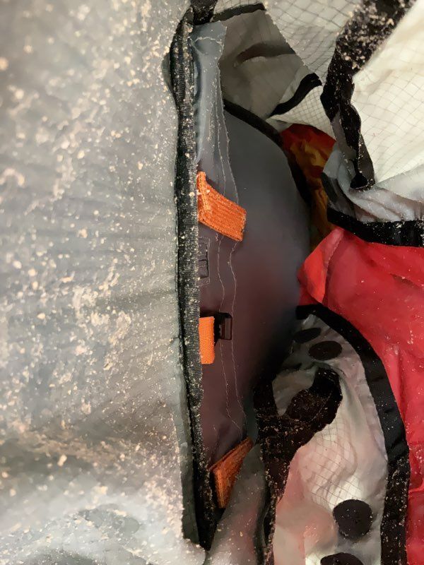 The North Face Gray Red X Frame Flight Series Skareb 40 Backpack eBay