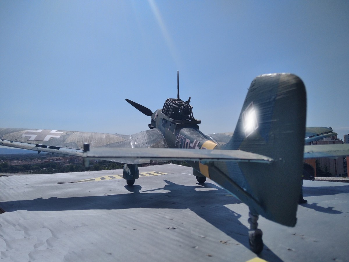 Avion PLAYMOBIL Custom Stuka 1941 - Édition Artisanale Avec équipage (Réf 001)