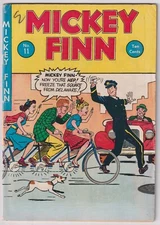 Mickey Finn #11 (1945) Fine Minus 5.5 Publication Enterprises Lank Leonard Art