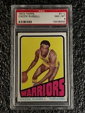 1972 Topps Basketball #112 Cazzie Russell PSA 8