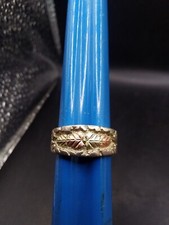 Coleman Co Black Hills Gold Ring Sterling Silver And 10k Gold Size L