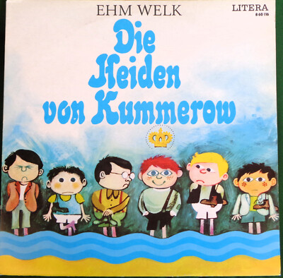 Litera LP VA EHM WELK Die Heiden von Kummerow 8 60 116 DDR 19?? BLUE LABELS OIS