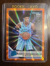 2019-20 Ja Morant - Panini Donruss Holo Orange Laser - Rated Rookie #202