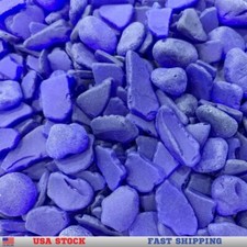 Small Cobalt Blue Sea Glass Tumbled Ocean Glass Crafts  Jewelry FREE SHIPPING