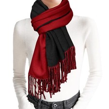 Winter Scarfs for Women Pashmina Shawls and Wraps Ladies Thick Large Blanket ...
