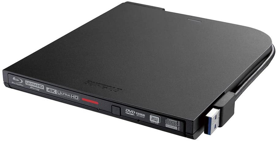 BUFFALO BRUHD-PU3-BK UHD BD compatible portable Blu-ray