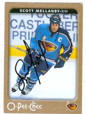 Scott Mellanby autographed Hockey Card (2006-2007 O-Pee-Chee)