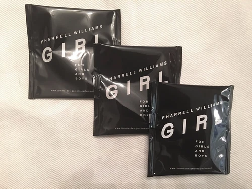 3 Vials  PHARRELL WILLIAMS GIRL For Boys and Girls 1.5ml ea