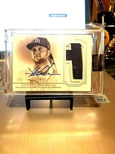 2020 AUSTIN MEADOWS #1/5 TOPPS DYNASTY "AUTO"  PATCH #DAP-AM2 MINT ( RAYS.)