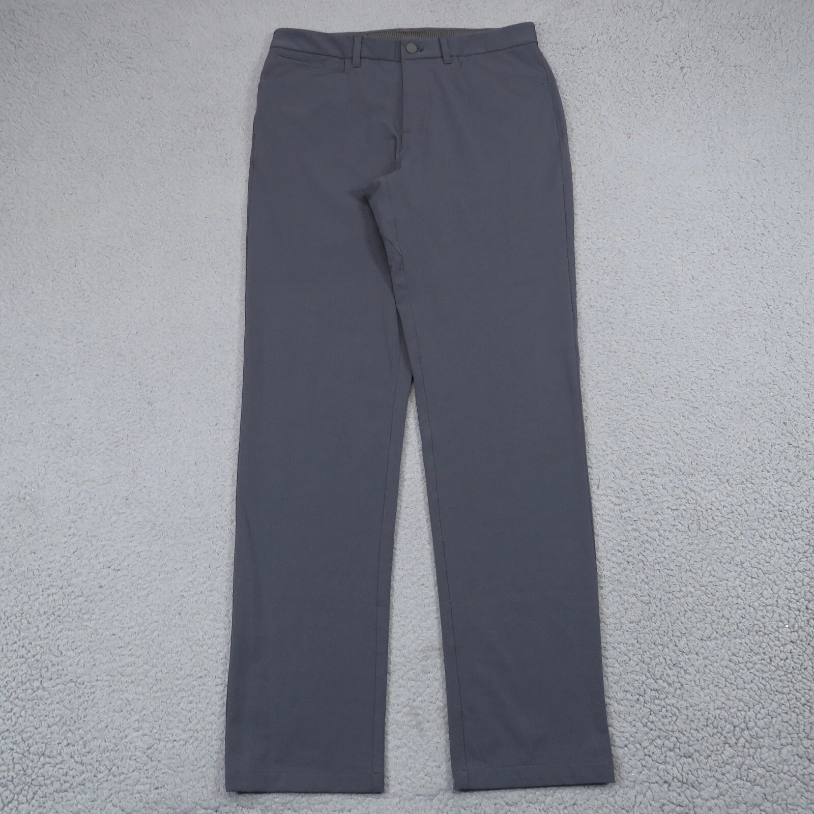 REI Co-op Pants Men 32x32 Slim Charcoal Grey UPF Commuter Work Travel Flex Chino