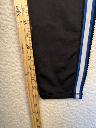 Michi Le Mans Legging in Black with Adriatic Blue/White Stripe Size Medium - 第 5/9 張圖片