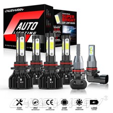 For Chevy Silverado 1500 2500 Hd 2004 2005 2006 Led Headlightfog Light Bulb Kit