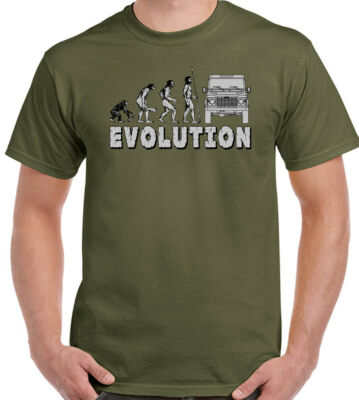 4x4 T-Shirt 90 110 SVX 4X4 Off Road Evolution Herren Land Roading 