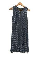 J.Crew Tuscan Keyhole Sheath Dress Sz 2 Olive Green Blue Geometric Lined Career