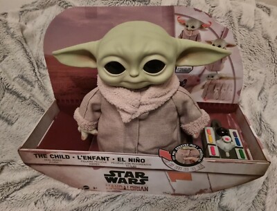 Mattel Disney Star Wars The Mandalorian The Child Baby Yoda Funktionsplüschfigur