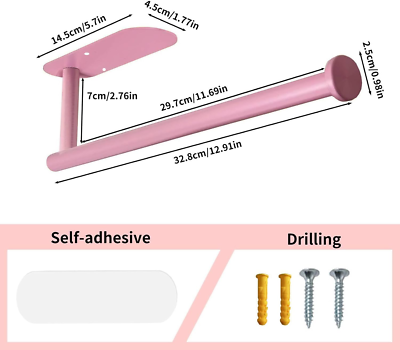 Paper Towel Holder For Kitchen Counter - Pink Roll Dispenser, Compact & Sturdy Design - View #11