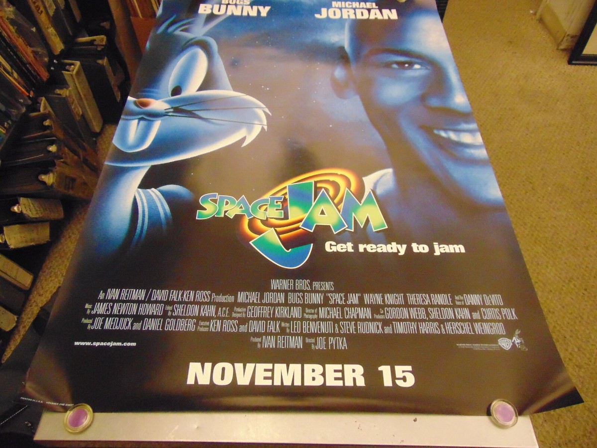 SPACE JAM/ORIG. U.S. MOVIE POSTER(MICHAEL JORDAN/BUGS BUNNY) DS