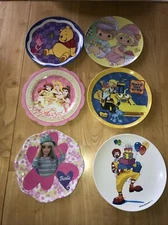 Mixed Lot of 6 Zak Designs Disney And McDonald’s Kids Plates