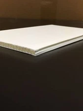 Coroplast 10mm 24" x 48" (2 Pack) White Corrugated Plastic Sheets Vertical