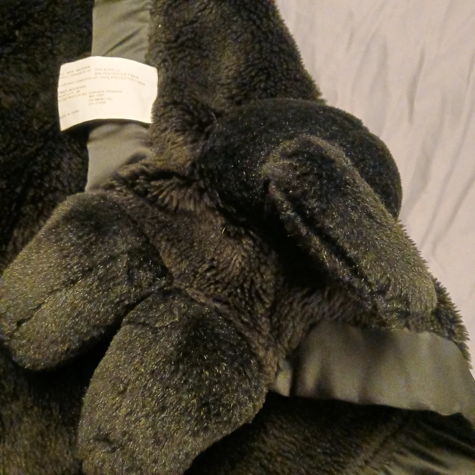 My BANKY Baby  Plush Warm Security Blanket. Black Lab Puppy. New - Image 2 of 4