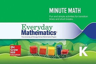 Everyday Mathematics 4, Grade K, Minute Math - McGraw Hill - Very Good - See...
