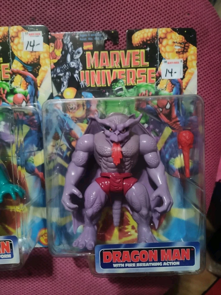 *De colección Lote de 2 RARO Universo Marvel X-Men Dragon Man & Psycho Man Toy Biz 1996 Foto 3 de 4