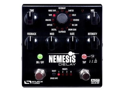 Source Audio One Series Nemesis Delay With 128 Presets, Hold Function, Tap Tempo