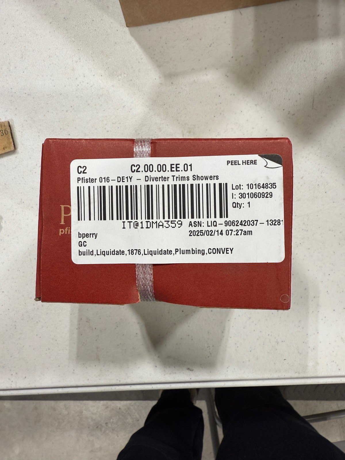 Arterra Diverter Trim in Tuscan Bronze