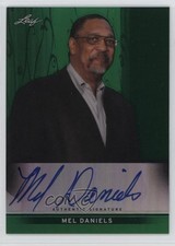 2012-13 Leaf Metal Holo Green 8/10 Mel Daniels #BA-MD3 Auto HOF 4r6
