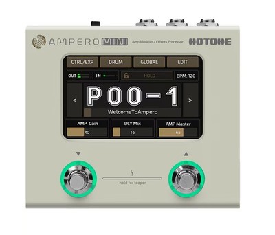 HOTONE AMPERO MINI Gitarreneffektprozessor
