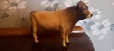 Beswick Vintage Jersey Bull Figurine Dunsley Coy Boy Small Chip To Ear