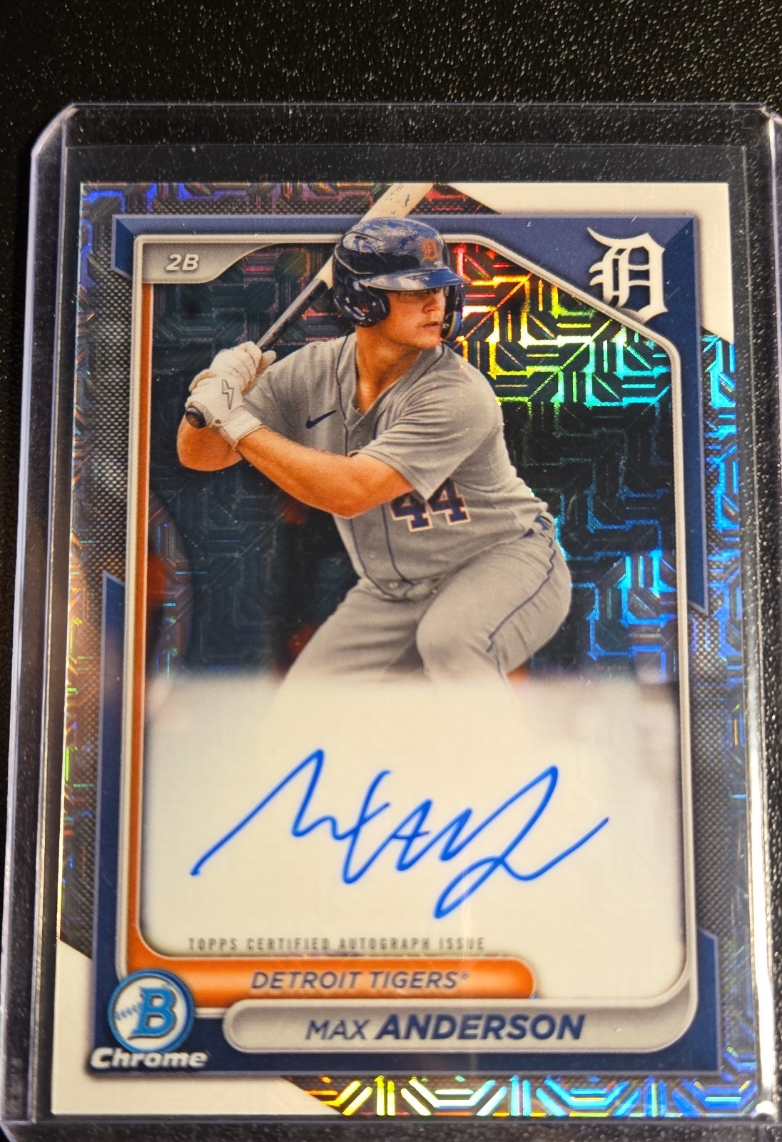 2024 Bowman - Chrome Prospect Mega Box Autographs Max Anderson #BMA-MA (AU, RC)