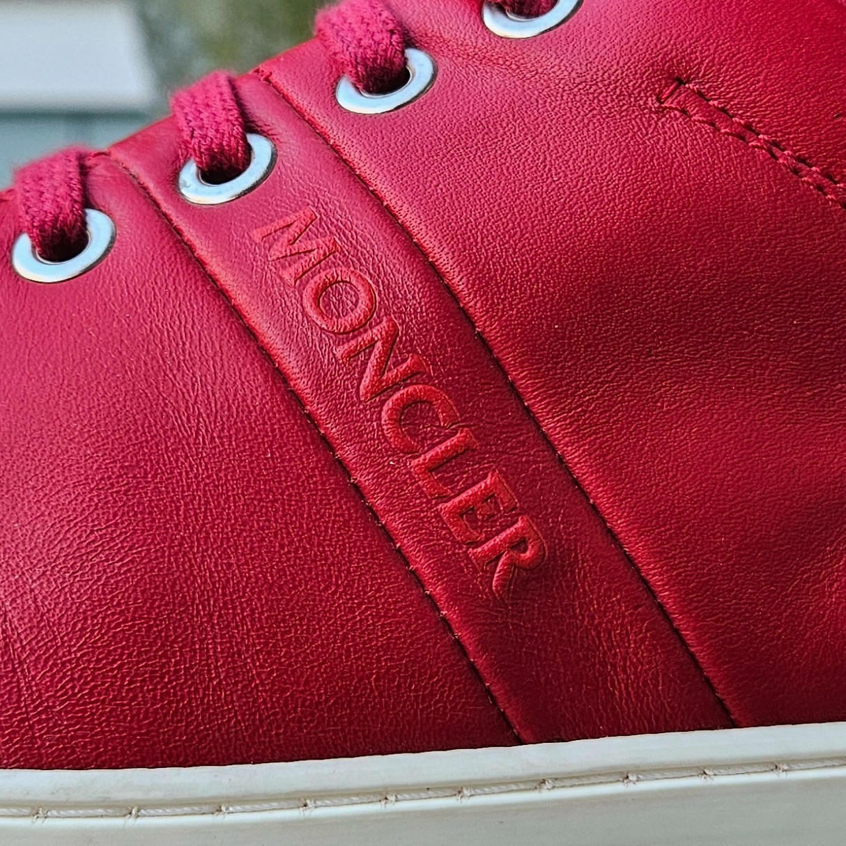 Moncler Vincent Low Top Sneakers Red Size 9 D US $570 thumbnail 10