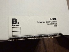 Berker B.IQ Tastsensor 2fach Komfort Glas polarweiß KNX EIB 75162591 OVP Neu #35