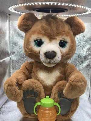 FurReal Cubby der neugierige Bär Spielzeug Teddy Hasbro mit Honigtopf getestet & funktionsfähig