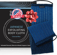 Pa o exfoliante para espalda y cuerpo Toalla exfoliante de carb n e iones de pla