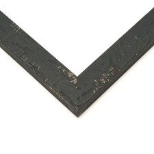 8x6 Frame Black Solid Wood Picture Frame Width 1.125 Inches  Interior Frame Dep