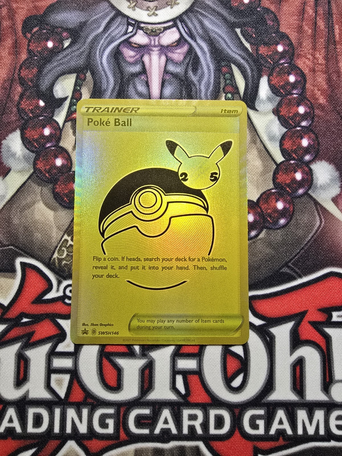 Pokémon 2021 Celebrations Trainer Poke Ball Black Star Promo Card SWSH146 NM