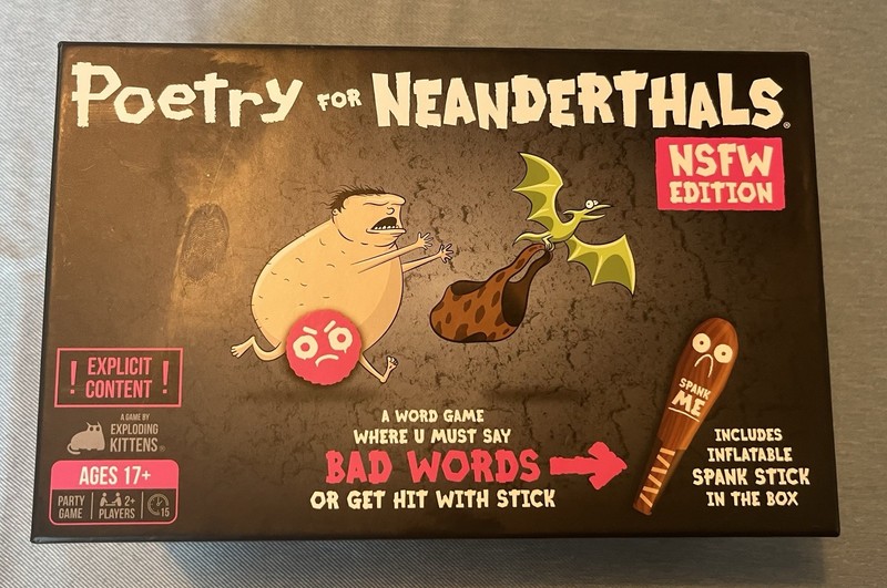 Poetry for Neanderthals NSFW Edition, Board Game Complete By Exploding Kittens