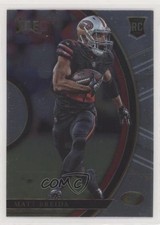 2017 Panini Select Concourse Matt Breida (Uncorrected Error: Prizm on Back) 6h5